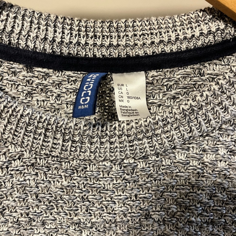H&M Monochrome Knit Pullover